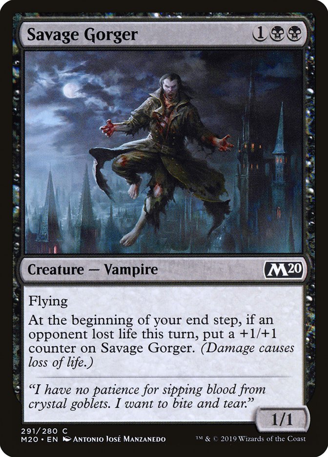 Savage Gorger [Core Set 2020] | Tables and Towers