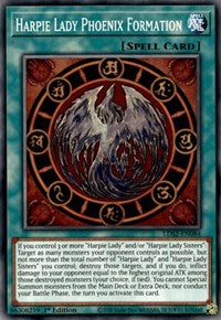 Harpie Lady Phoenix Formation [LDS2-EN084] Common | Tables and Towers