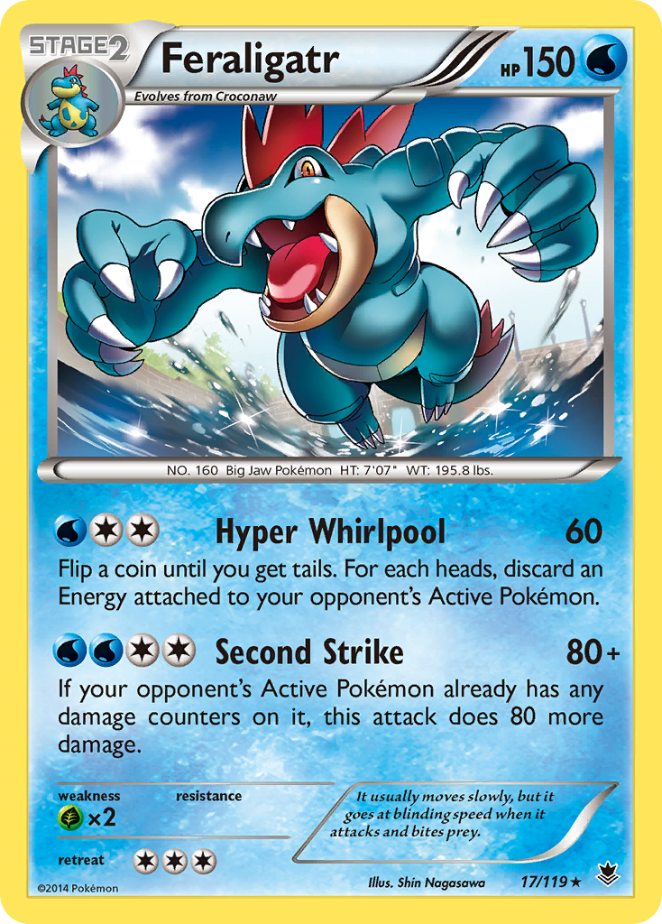 Feraligatr (17/119) [XY: Phantom Forces] | Tables and Towers