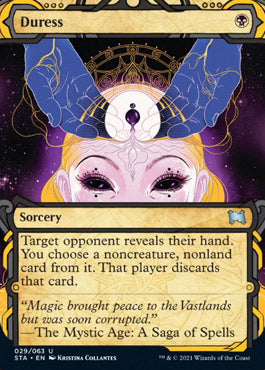Duress (Foil Etched) [Strixhaven: School of Mages Mystical Archive] | Tables and Towers