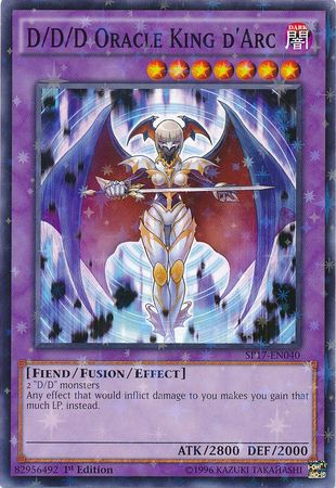 D/D/D Oracle King d'Arc [SP17-EN040] Starfoil Rare | Tables and Towers