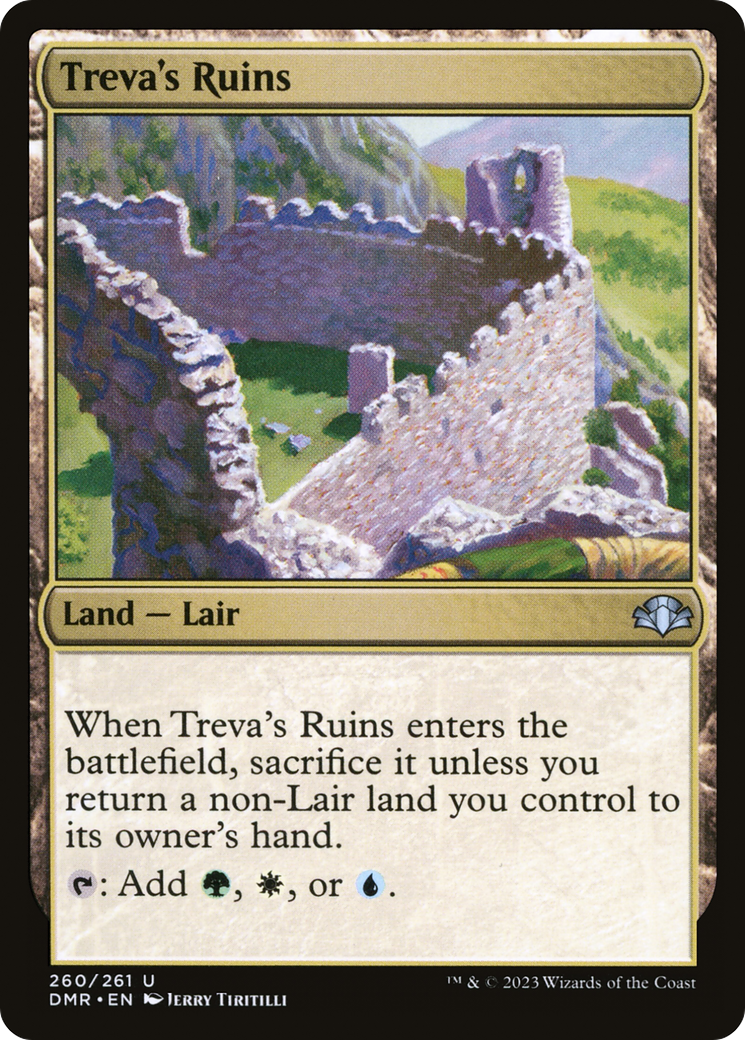 Treva's Ruins [Dominaria Remastered] | Tables and Towers