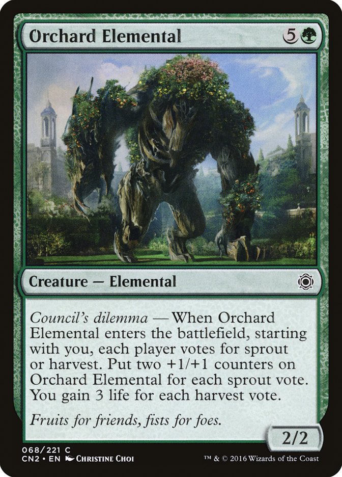 Orchard Elemental [Conspiracy: Take the Crown] | Tables and Towers