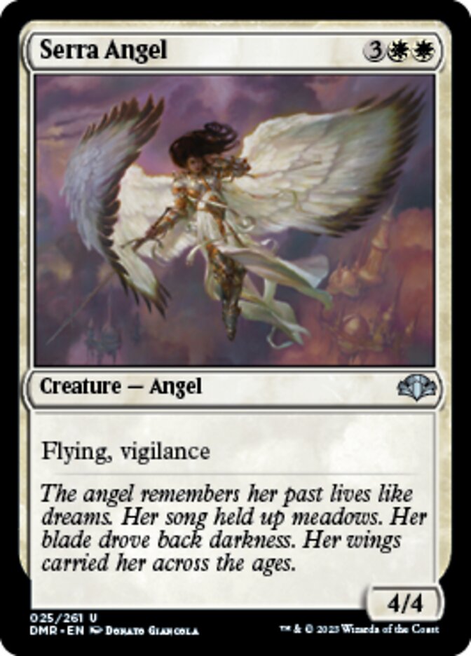 Serra Angel [Dominaria Remastered] | Tables and Towers