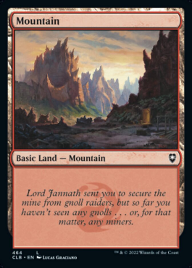 Mountain (464) [Commander Legends: Battle for Baldur's Gate] | Tables and Towers
