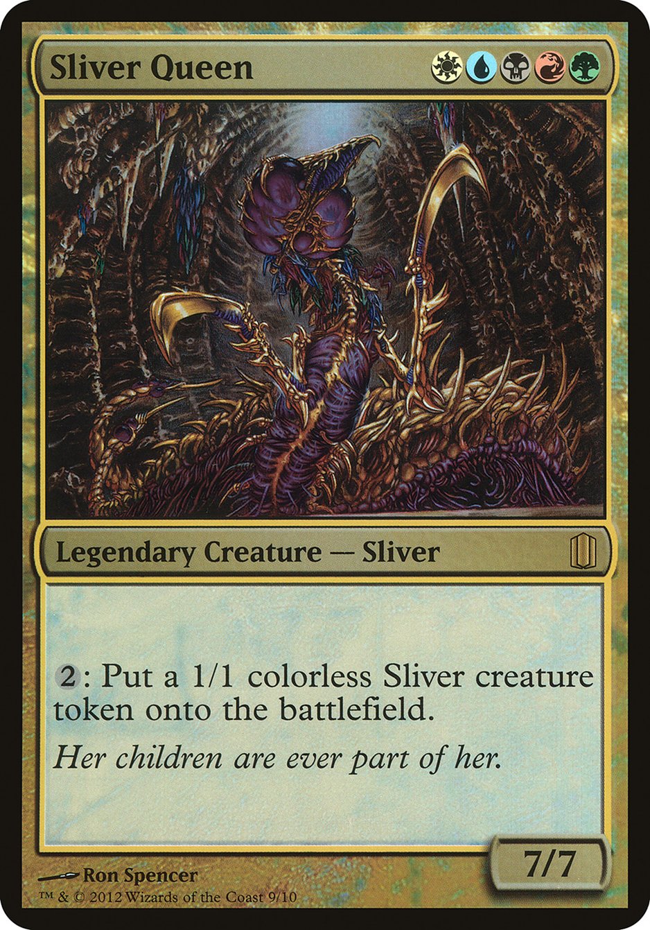 Sliver Queen (Oversized) [Commander's Arsenal Oversized] | Tables and Towers