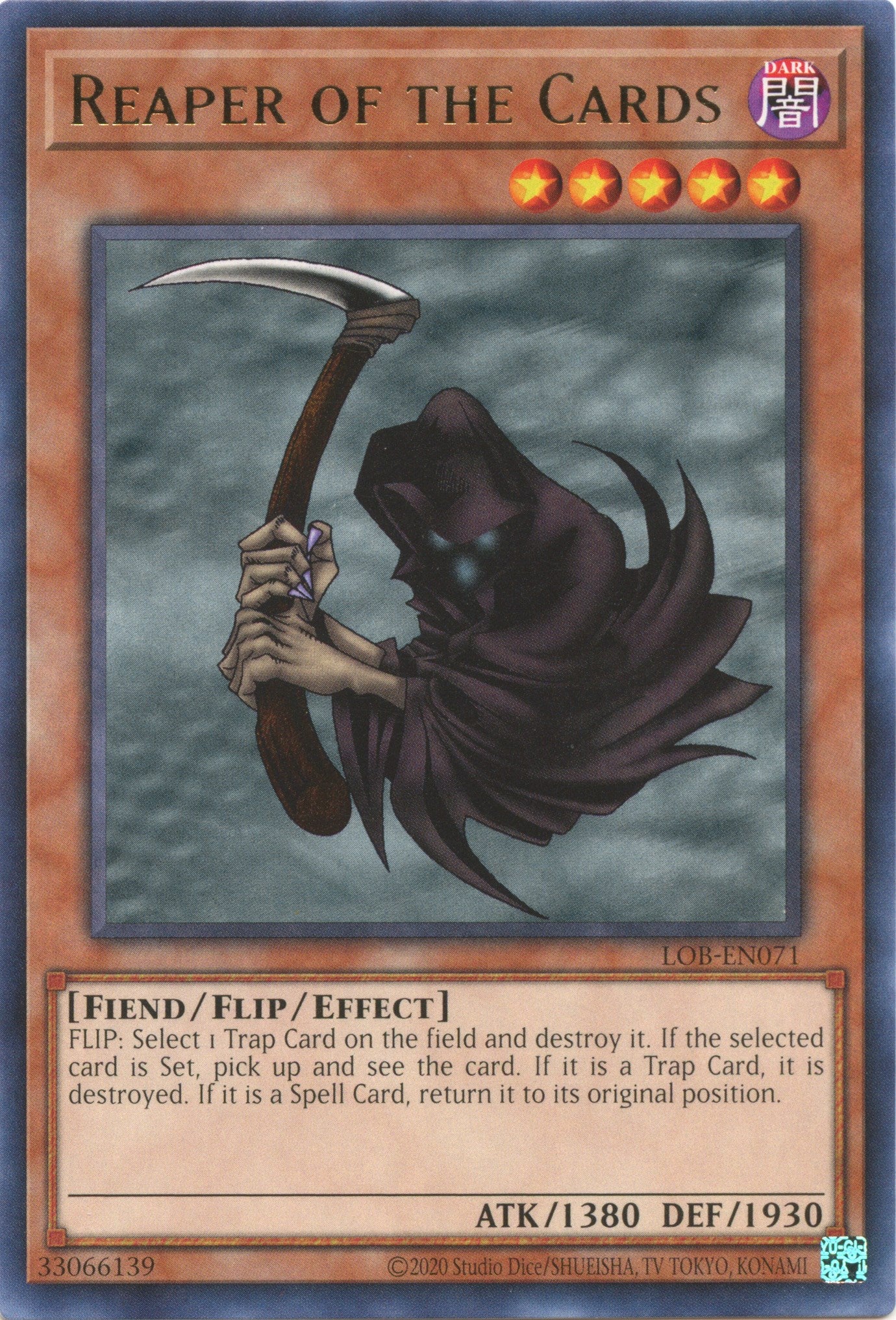 Reaper of the Cards (25th Anniversary) [LOB-EN071] Rare | Tables and Towers