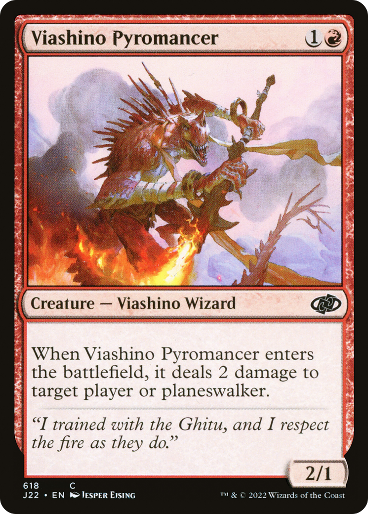 Viashino Pyromancer [Jumpstart 2022] | Tables and Towers