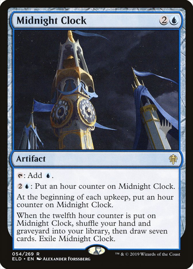 Midnight Clock (Promo Pack) [Throne of Eldraine Promos] | Tables and Towers