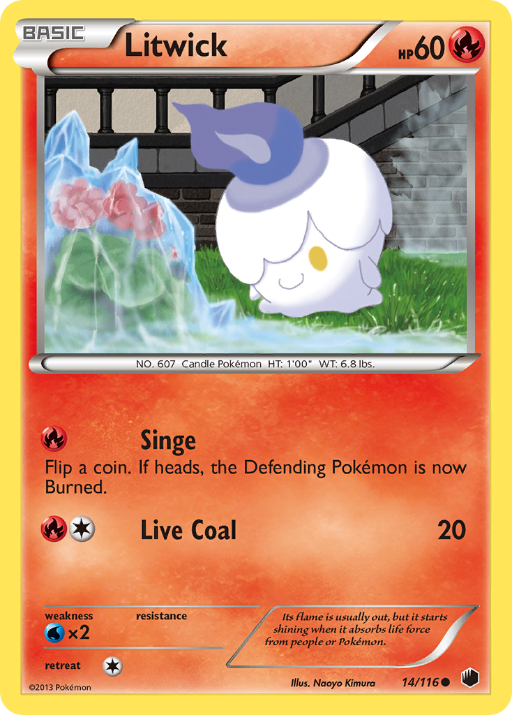 Litwick (14/116) [Black & White: Plasma Freeze] | Tables and Towers