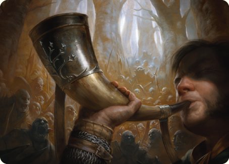 Horn of Gondor Art Card [The Lord of the Rings: Tales of Middle-earth Art Series] | Tables and Towers