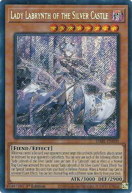 Lady Labrynth of the Silver Castle [DABL-EN030] Secret Rare | Tables and Towers