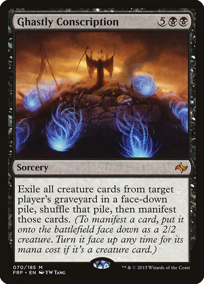 Ghastly Conscription [Fate Reforged] | Tables and Towers