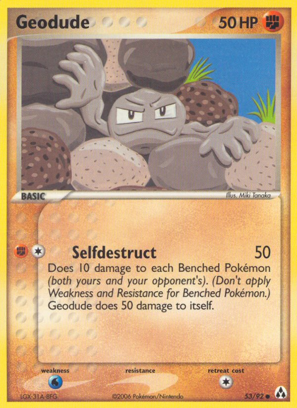 Geodude (53/92) [EX: Legend Maker] | Tables and Towers