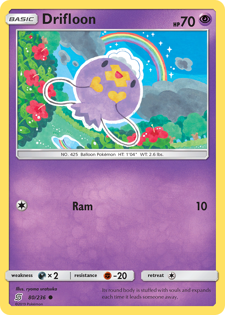 Drifloon (80/236) [Sun & Moon: Unified Minds] | Tables and Towers