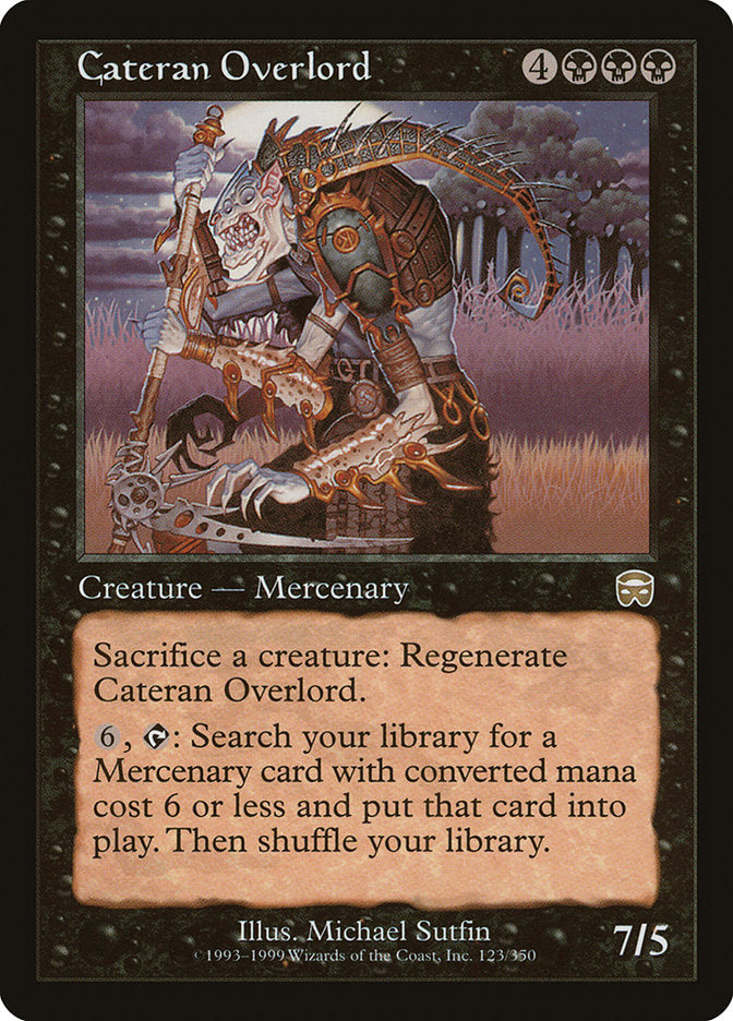 Cateran Overlord [Mercadian Masques] | Tables and Towers