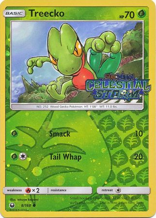 Treecko (8/168) (Toys R Us Exclusive) [Sun & Moon: Celestial Storm] | Tables and Towers