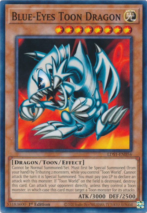 Blue-Eyes Toon Dragon [LDS1-EN056] Common | Tables and Towers