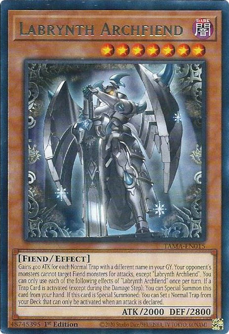 Labrynth Archfiend [TAMA-EN015] Rare | Tables and Towers