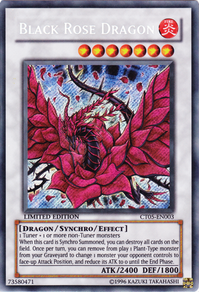 Black Rose Dragon [CT05-EN003] Secret Rare | Tables and Towers