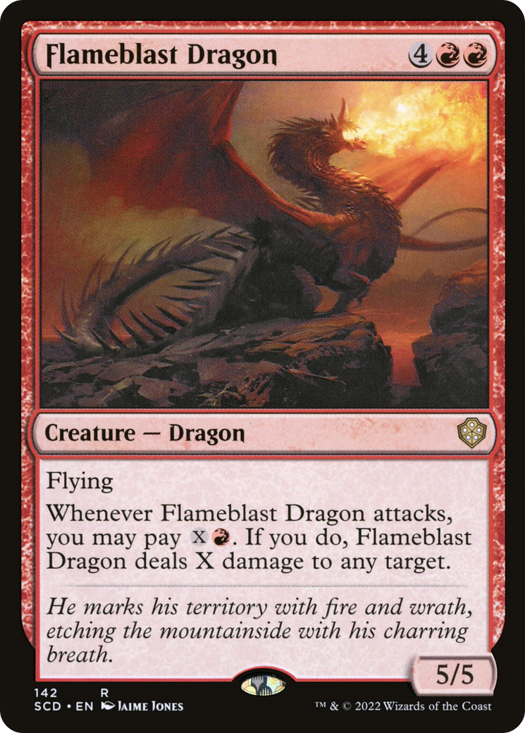 Flameblast Dragon [Starter Commander Decks] | Tables and Towers