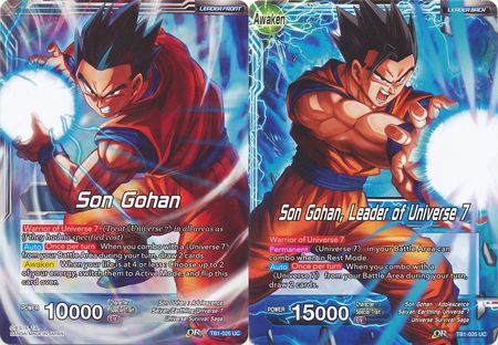 Son Gohan // Son Gohan, Leader of Universe 7 (TB1-025) [The Tournament of Power] | Tables and Towers