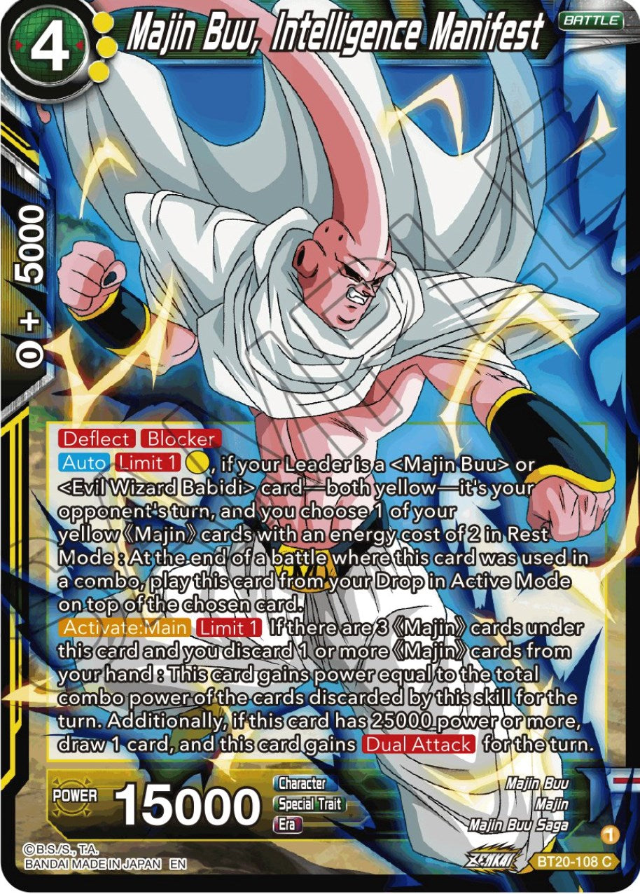 Majin Buu, Intelligence Manifest (BT20-108) [Power Absorbed] | Tables and Towers