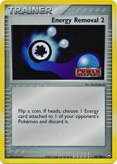 Energy Removal 2 (74/108) (Stamped) [EX: Power Keepers] | Tables and Towers