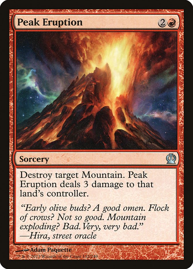 Peak Eruption [Theros] | Tables and Towers