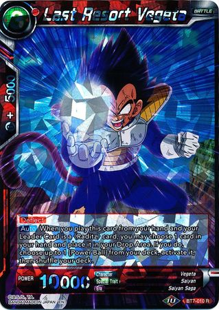 Last Resort Vegeta (BT7-010) [Assault of the Saiyans] | Tables and Towers