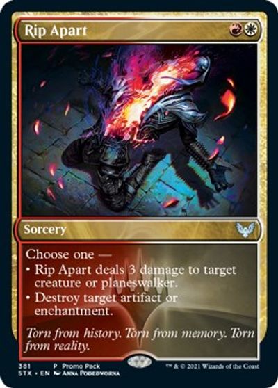 Rip Apart (Promo Pack) [Strixhaven: School of Mages Promos] | Tables and Towers