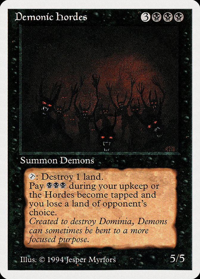 Demonic Hordes [Summer Magic / Edgar] | Tables and Towers