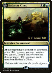 Hadana's Climb // Winged Temple of Orazca [Rivals of Ixalan Prerelease Promos] | Tables and Towers