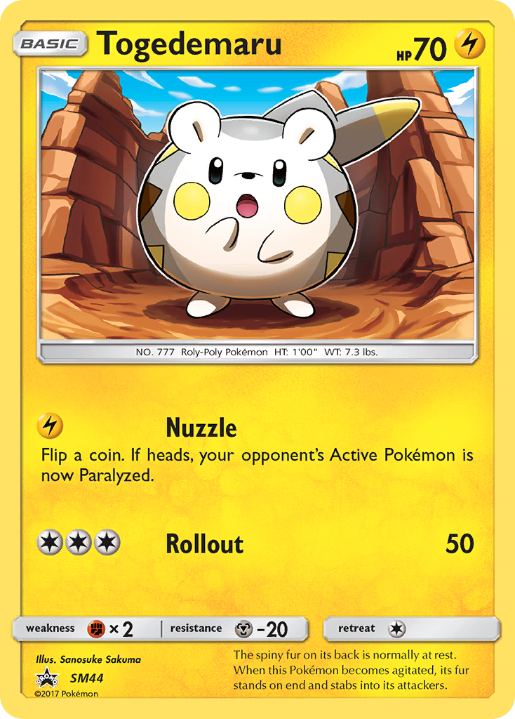 Togedemaru (SM44) [Sun & Moon: Black Star Promos] | Tables and Towers