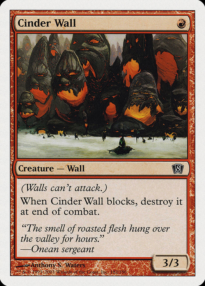 Cinder Wall [Eighth Edition] | Tables and Towers