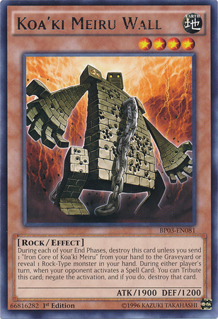 Koa'ki Meiru Wall [BP03-EN081] Rare | Tables and Towers