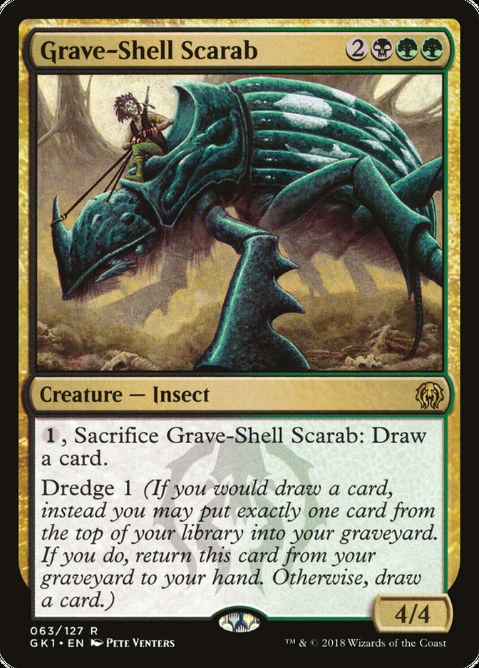 Grave-Shell Scarab [Guilds of Ravnica Guild Kit] | Tables and Towers