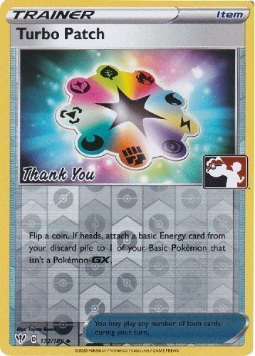 Turbo Patch (172/189) (Pokemon League) [Sword & Shield: Darkness Ablaze] | Tables and Towers