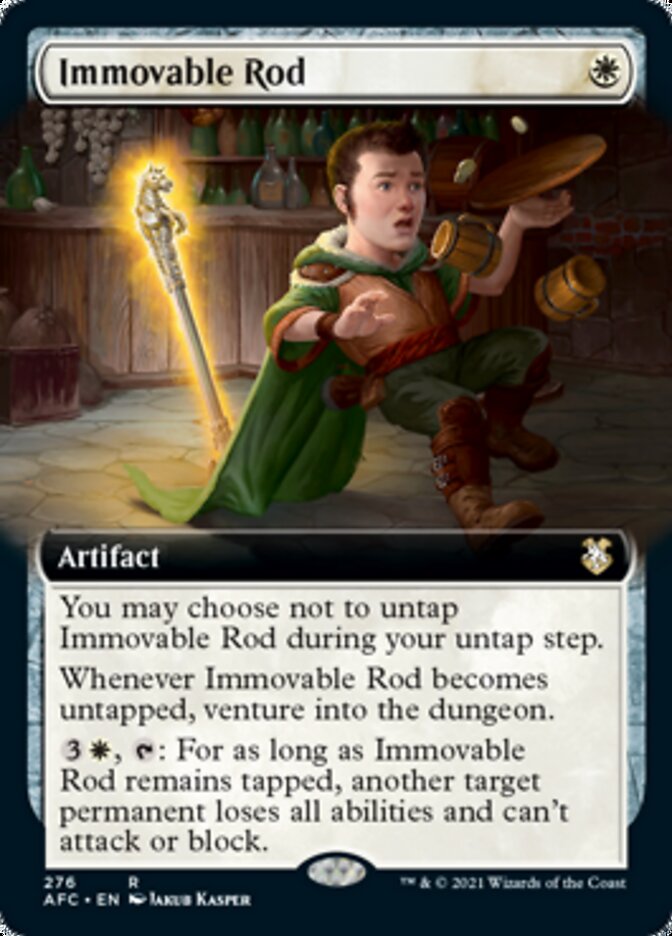 Immovable Rod (Extended Art) [Dungeons & Dragons: Adventures in the Forgotten Realms Commander] | Tables and Towers