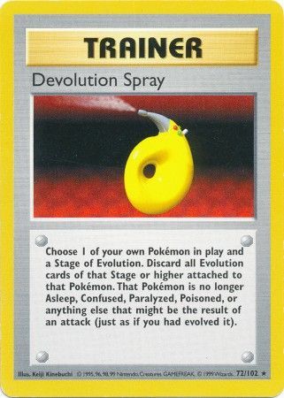 Devolution Spray (72/102) [Base Set Shadowless Unlimited] | Tables and Towers