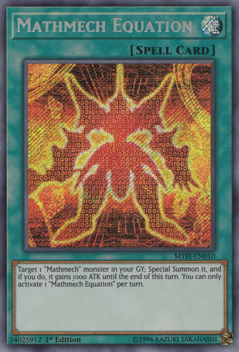 Mathmech Equation [MYFI-EN010] Secret Rare | Tables and Towers