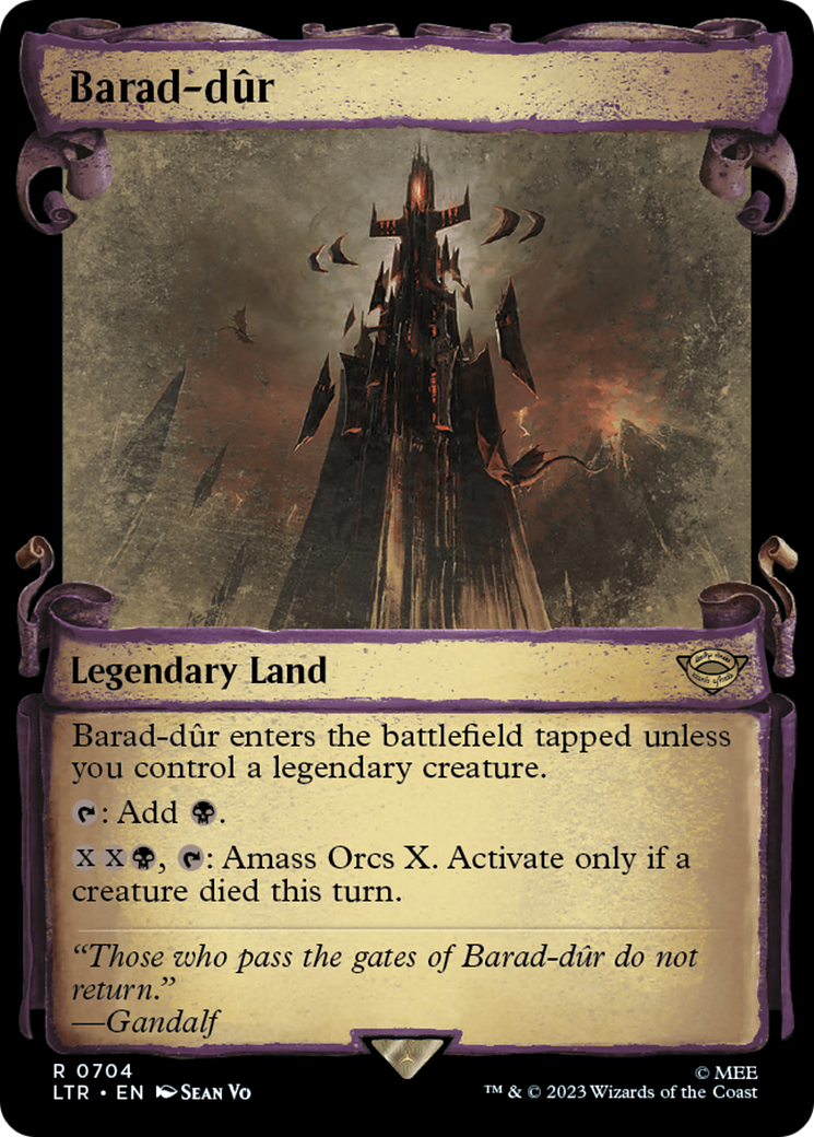 Barad-dur [The Lord of the Rings: Tales of Middle-Earth Showcase Scrolls] | Tables and Towers