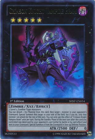 Crimson Knight Vampire Bram [SHSP-EN054] Ultra Rare | Tables and Towers