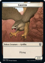 Zombie Knight // Griffin Double-Sided Token [Dominaria United Commander Tokens] | Tables and Towers