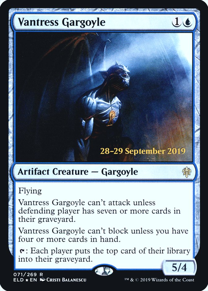 Vantress Gargoyle [Throne of Eldraine Prerelease Promos] | Tables and Towers