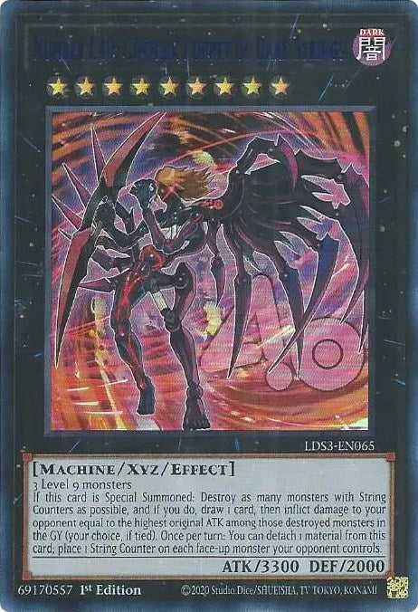 Number C40: Gimmick Puppet of Dark Strings (Blue) [LDS3-EN065] Ultra Rare | Tables and Towers