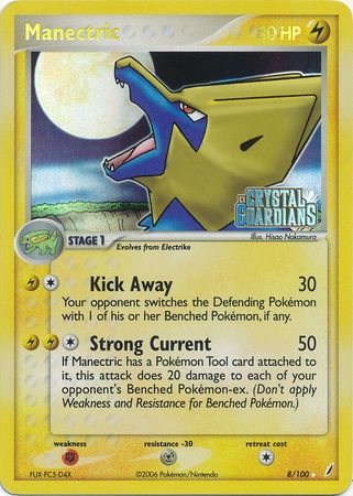 Manectric (8/100) (Stamped) [EX: Crystal Guardians] | Tables and Towers