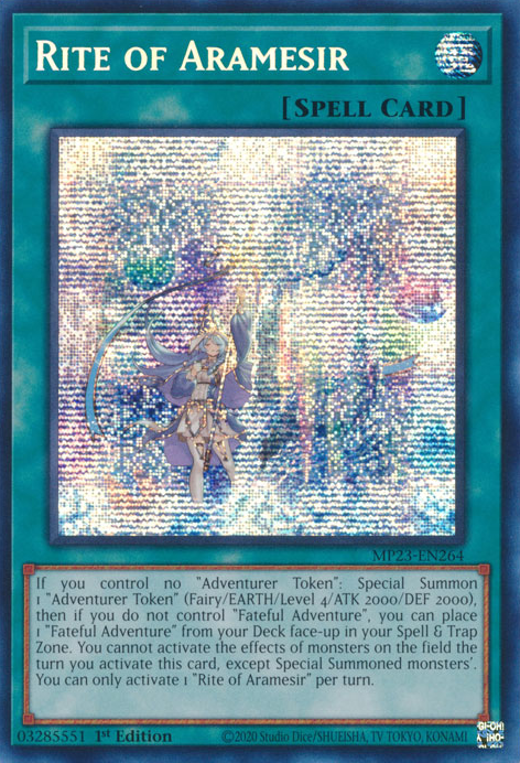 Rite of Aramesir [MP23-EN264] Prismatic Secret Rare | Tables and Towers