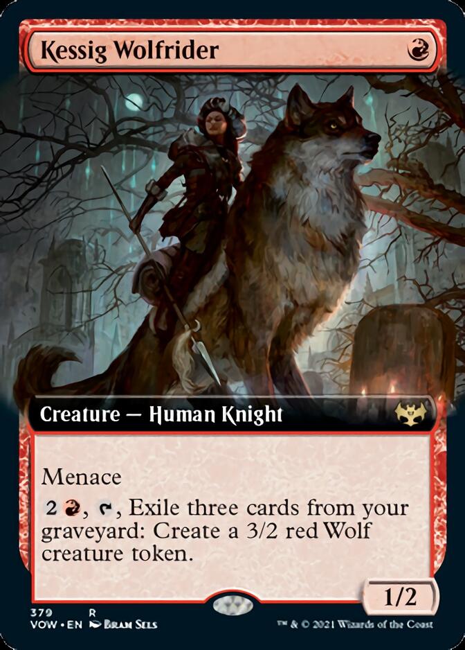 Kessig Wolfrider (Extended Art) [Innistrad: Crimson Vow] | Tables and Towers