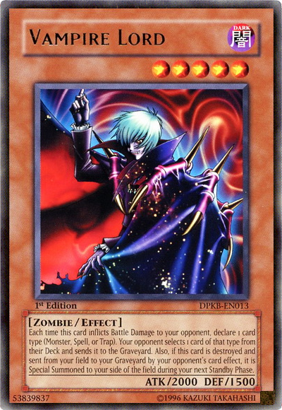 Vampire Lord [DPKB-EN013] Rare | Tables and Towers